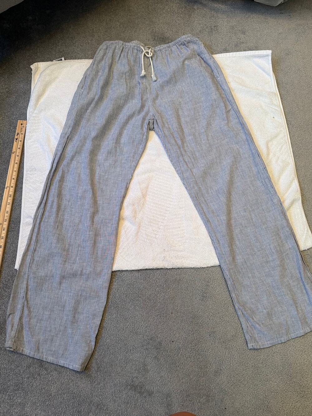John Galt (Brandy Melville) fine blue/white pinstripe pant